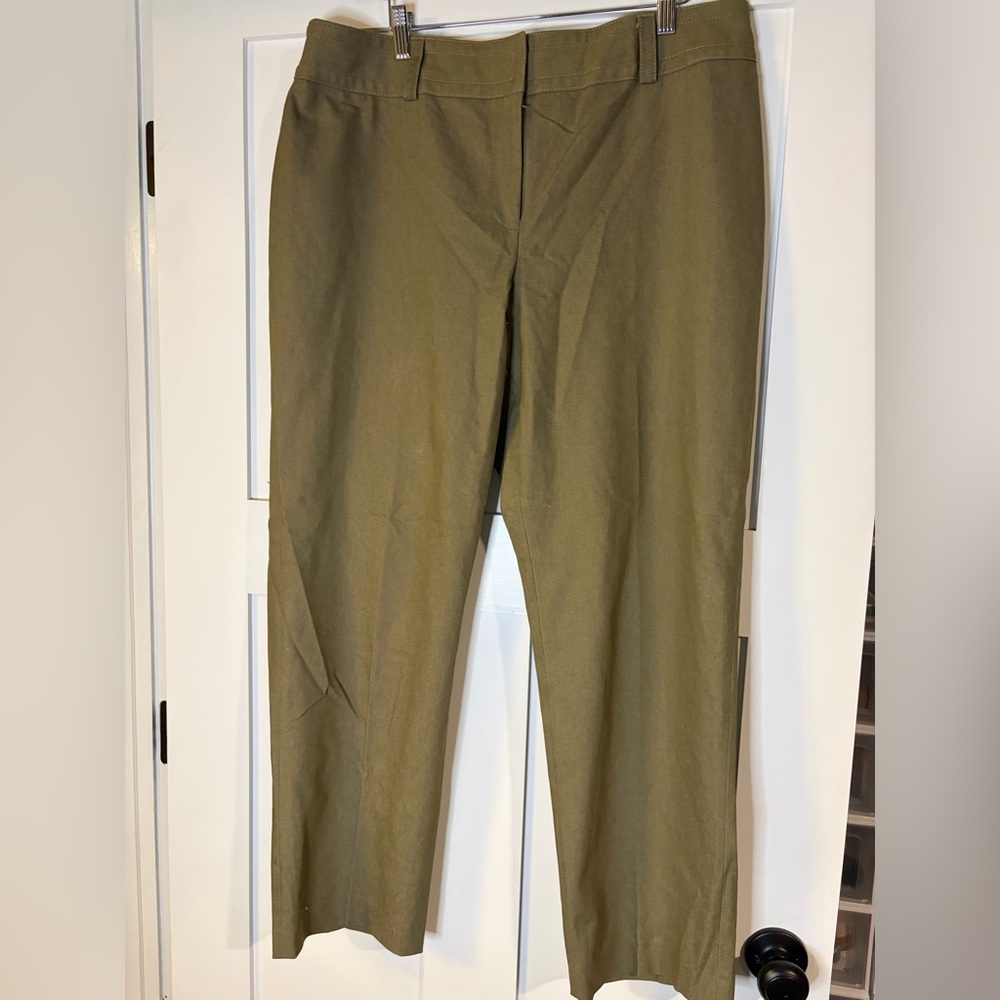 Kasper Olive Green Women's Trousers